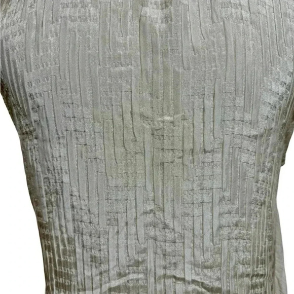 KOCH Kenyan Silk Cotton Tie Waist Mixed Media Maxi Dress Caftan - Picture 8 of 10